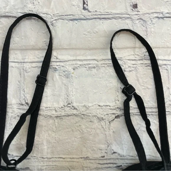 Miroa Vintage Black Ruffled Mini Dress - Picture 2 of 7